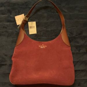 NWT Kate Spade Aster Shoulder Bag Deep Cardinal